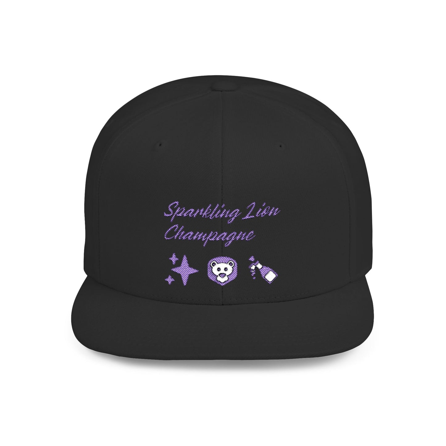 Sparkling Lion Champagne Snapback Hat - Classic Logo