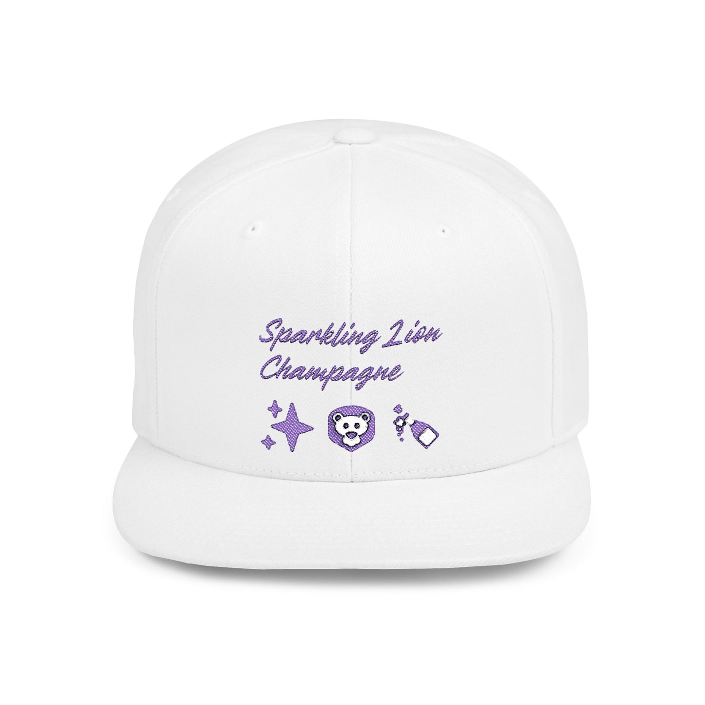 Sparkling Lion Champagne Snapback Hat - Classic Logo