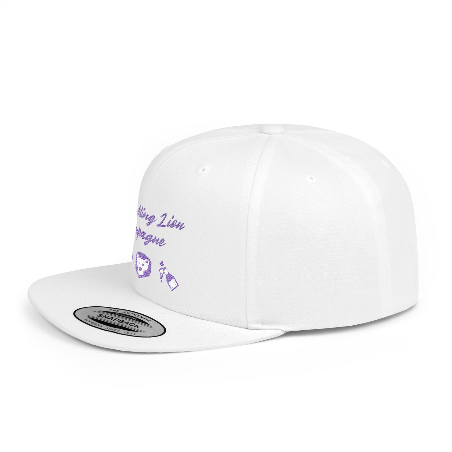 Sparkling Lion Champagne Snapback Hat - Classic Logo