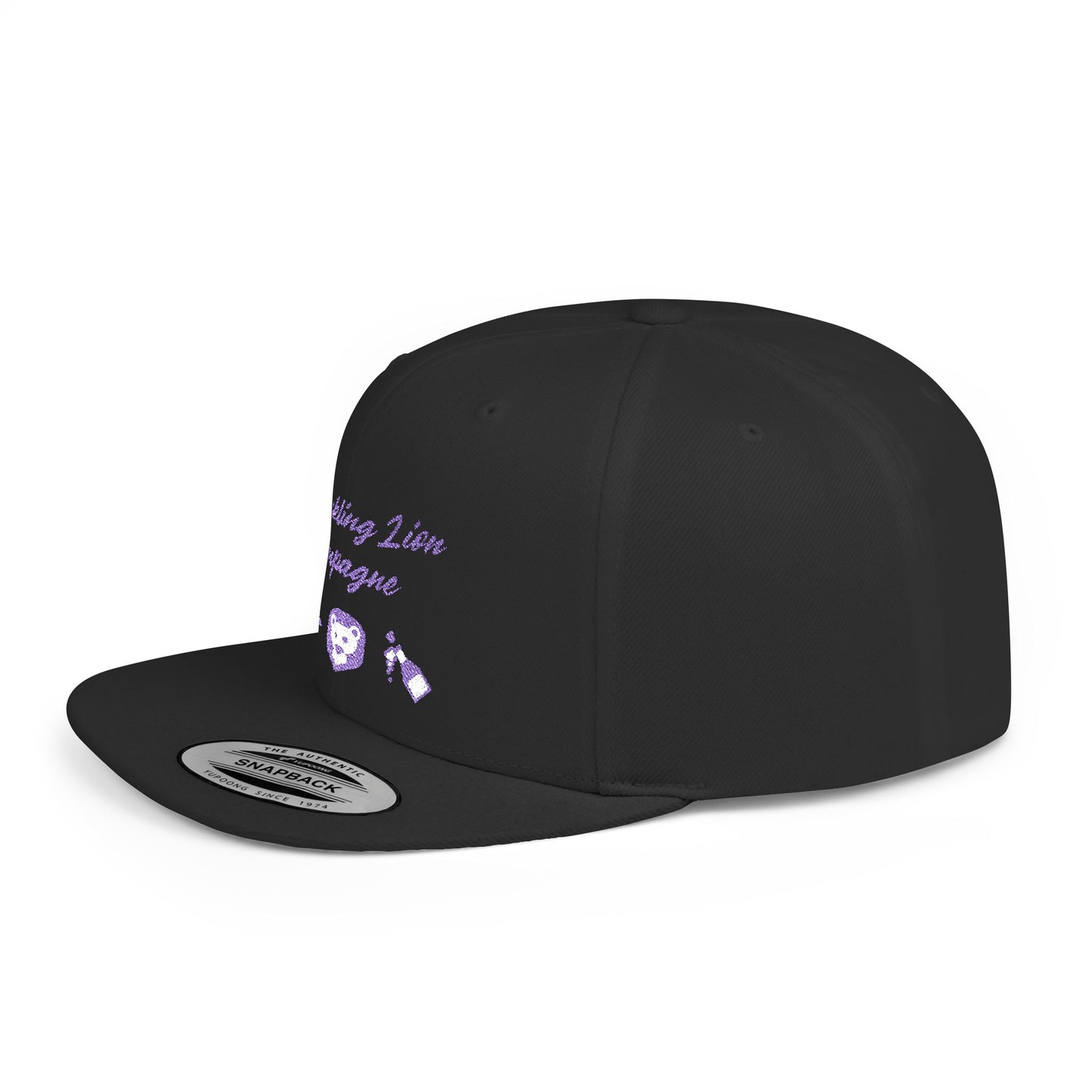 Sparkling Lion Champagne Snapback Hat - Classic Logo